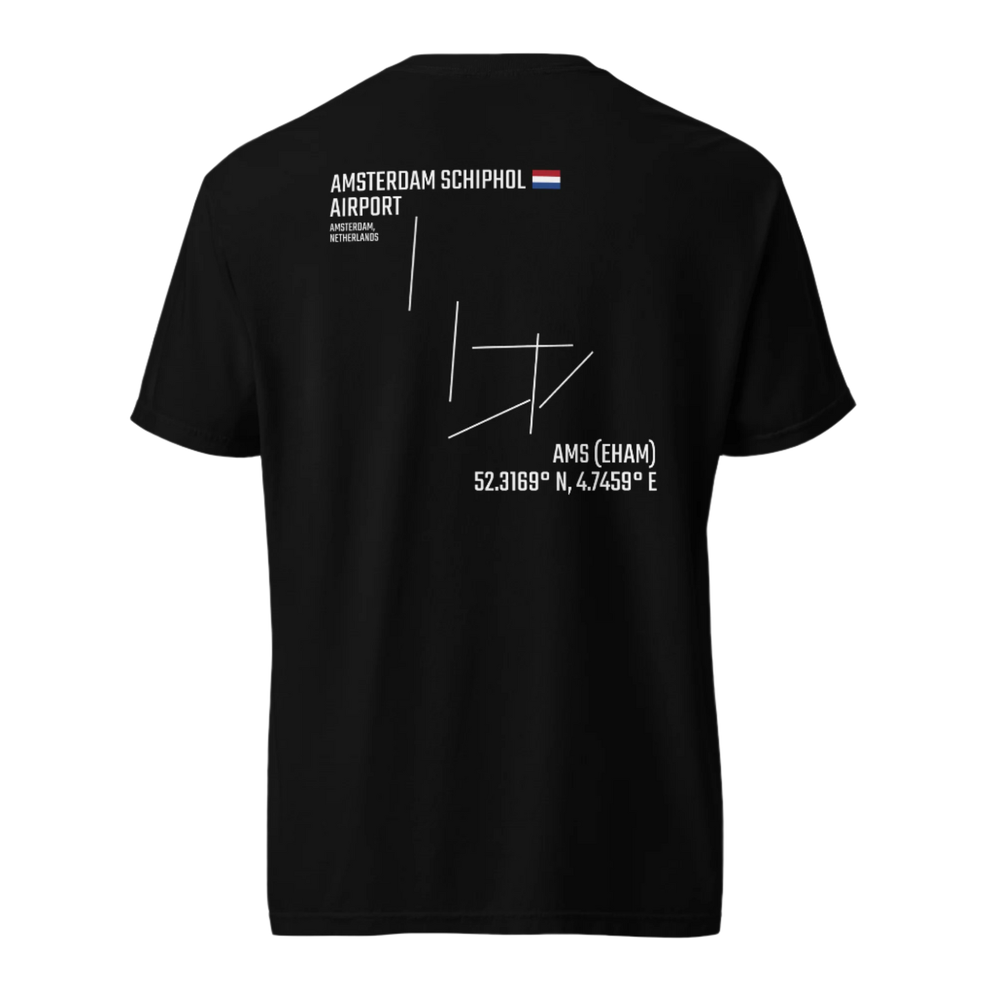 Amsterdam Schiphol Airport Runway Tee