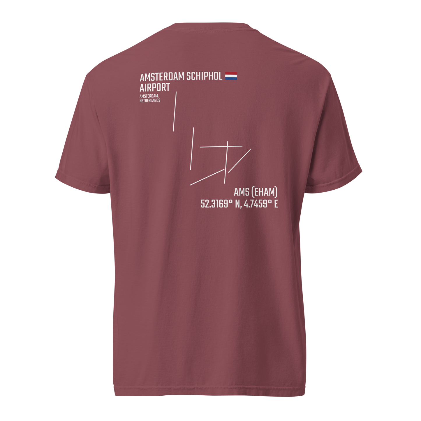 Amsterdam Schiphol Airport Runway Tee