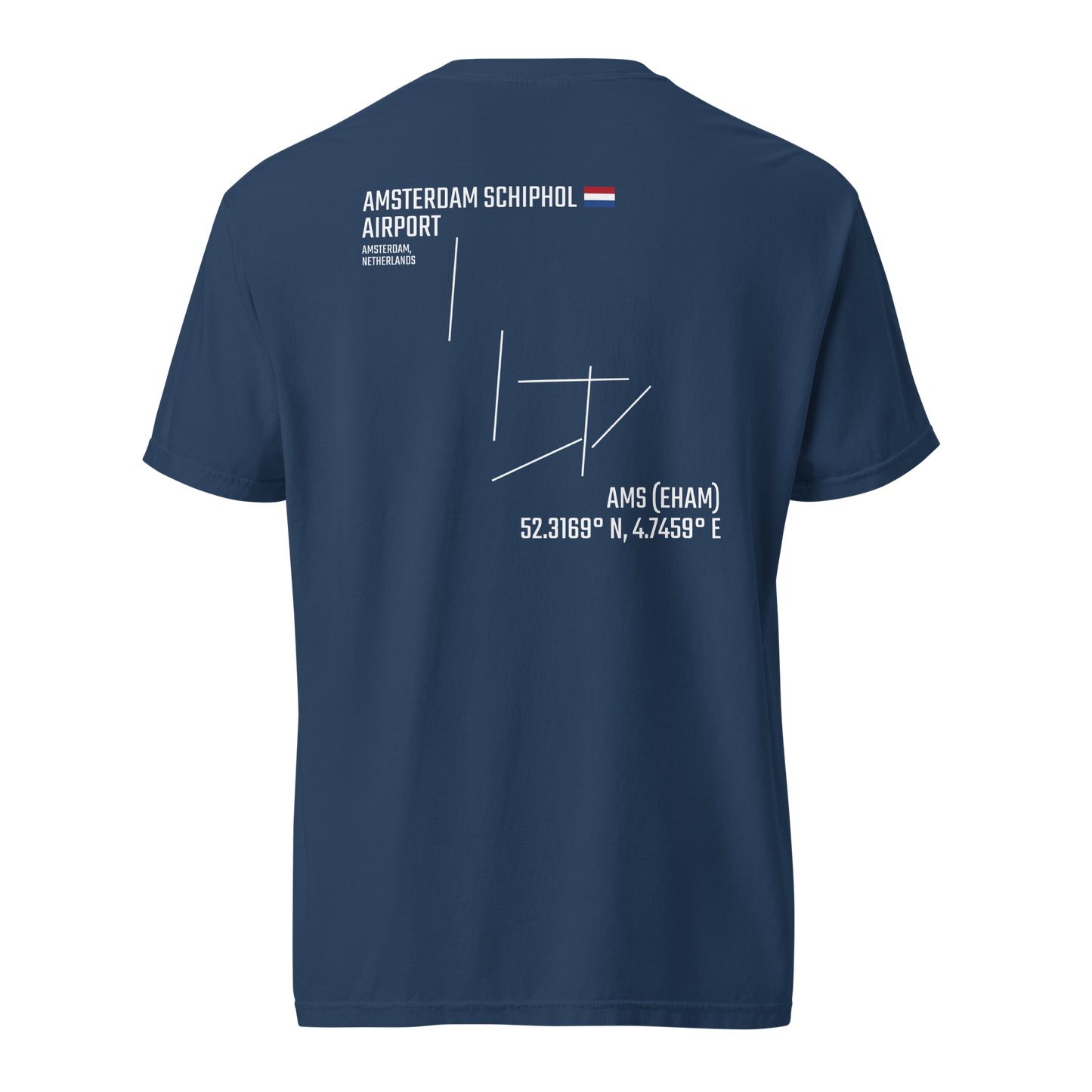 Amsterdam Schiphol Airport Runway Tee