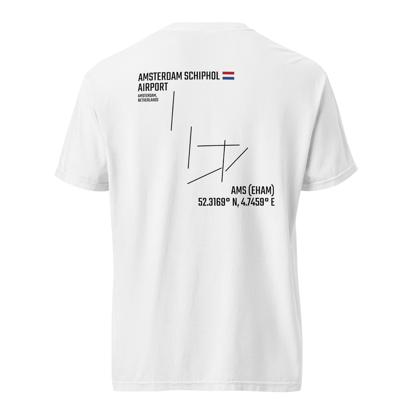 Amsterdam Schiphol Airport Runway Tee